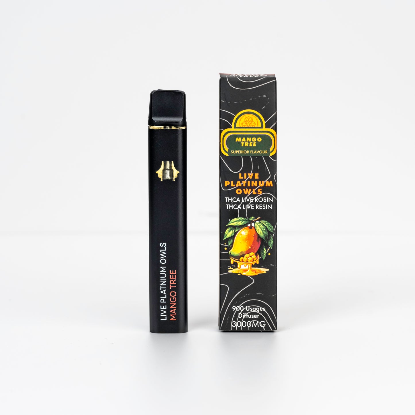 Live Platinum Owls Mango Tree 3ml THCA Vape