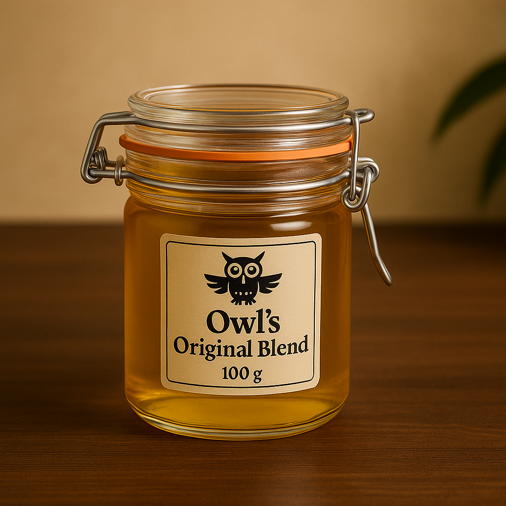 Vasetto da 100g di Owls Original Blend