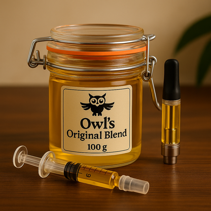 Vasetto da 100g di Owls Original Blend