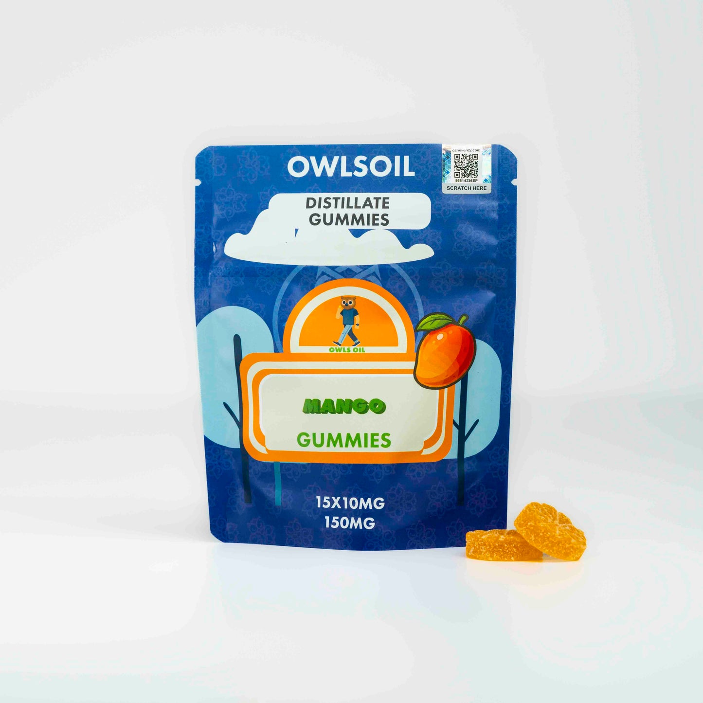 Caramelle Gommose al Distillato Dorato – 150mg (15 × 10mg)