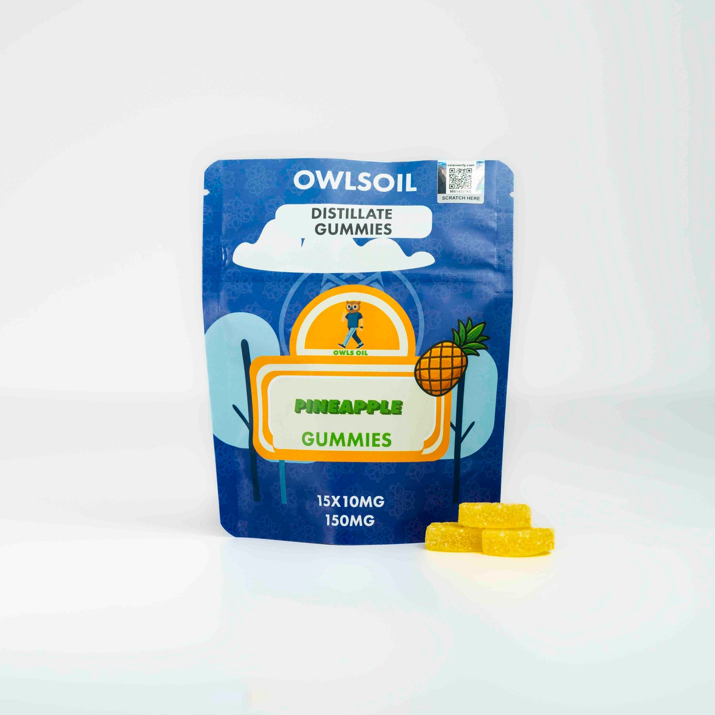 Caramelle Gommose al Distillato Dorato – 150mg (15 × 10mg)