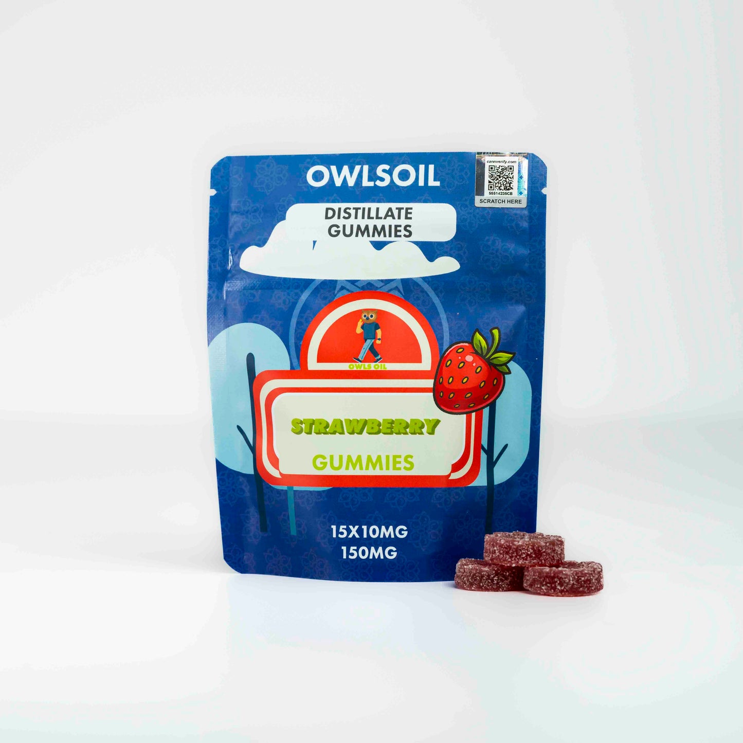 Caramelle Gommose al Distillato Dorato – 150mg (15 × 10mg)