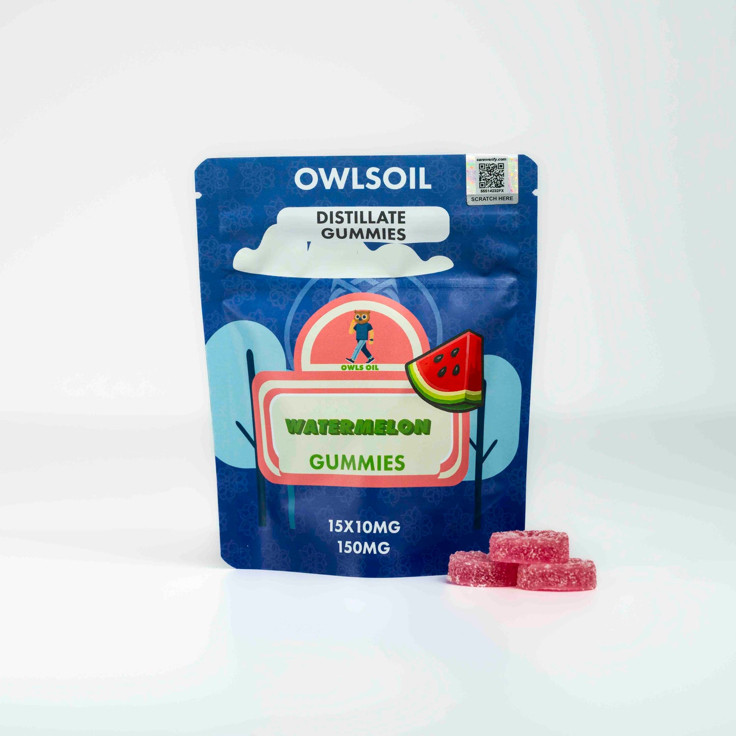 Caramelle Gommose al Distillato Dorato – 150mg (15 × 10mg)