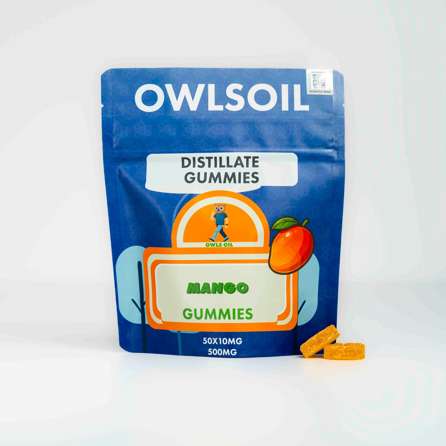 Caramelle gommose Golden Distillate – 500 mg (50 × 10 mg)
