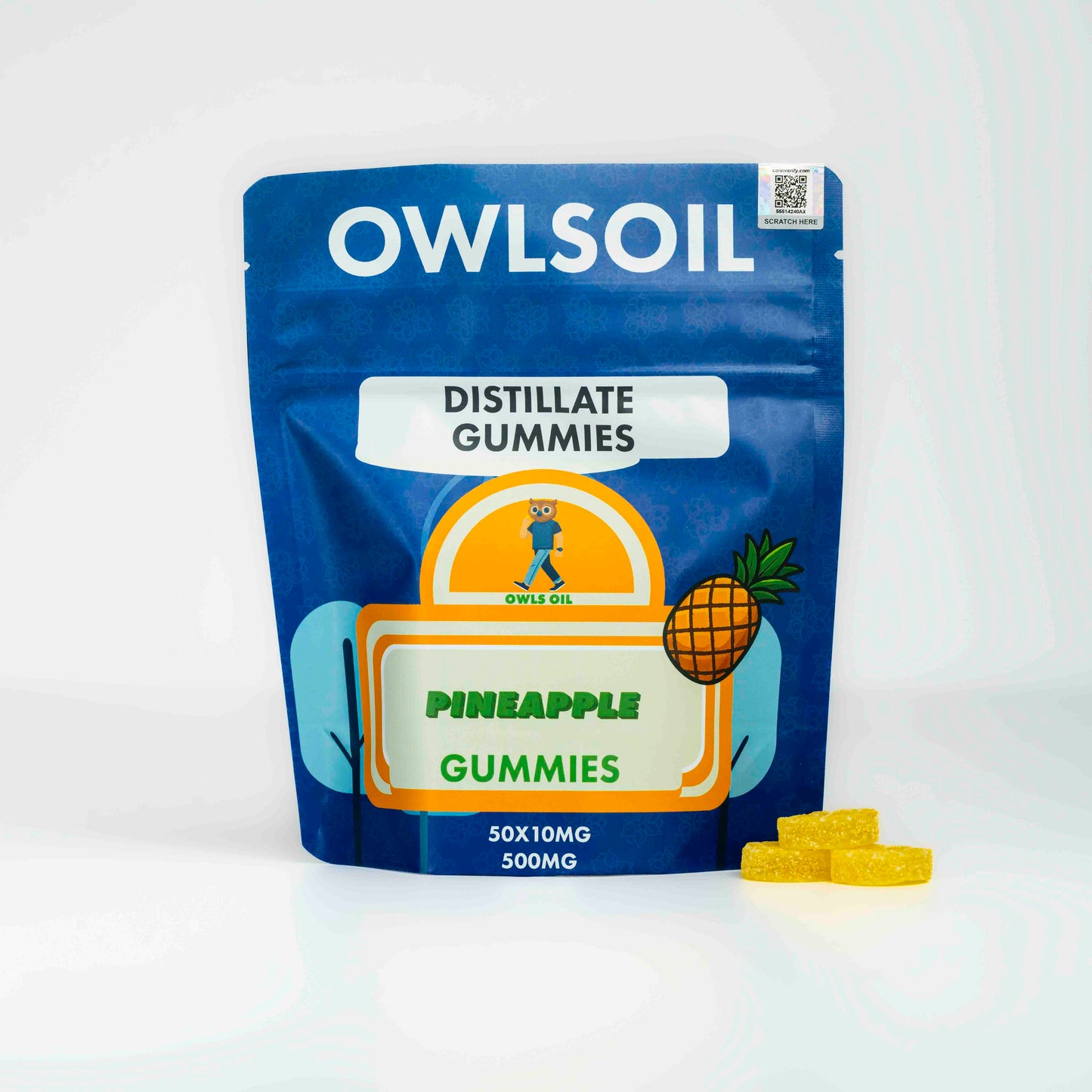 Caramelle gommose Golden Distillate – 500 mg (50 × 10 mg)