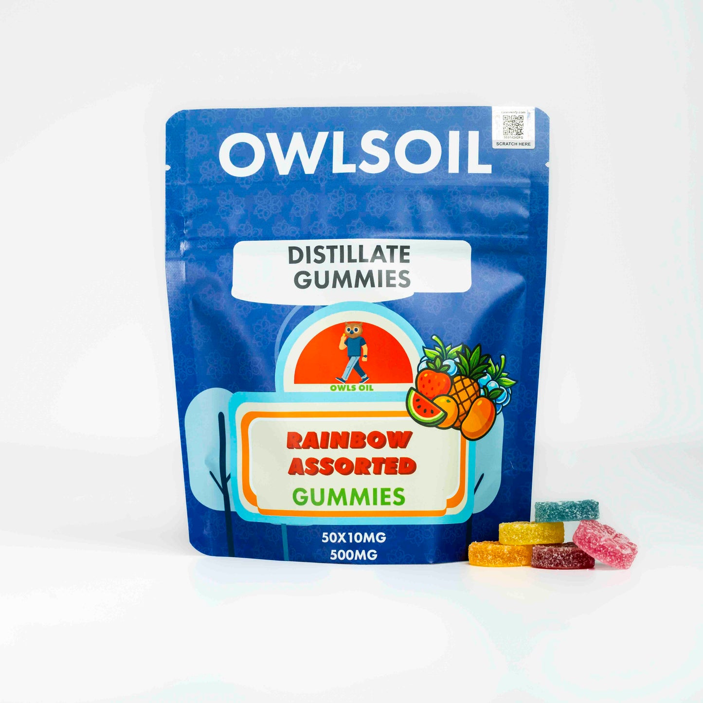 Caramelle gommose Golden Distillate – 500 mg (50 × 10 mg)