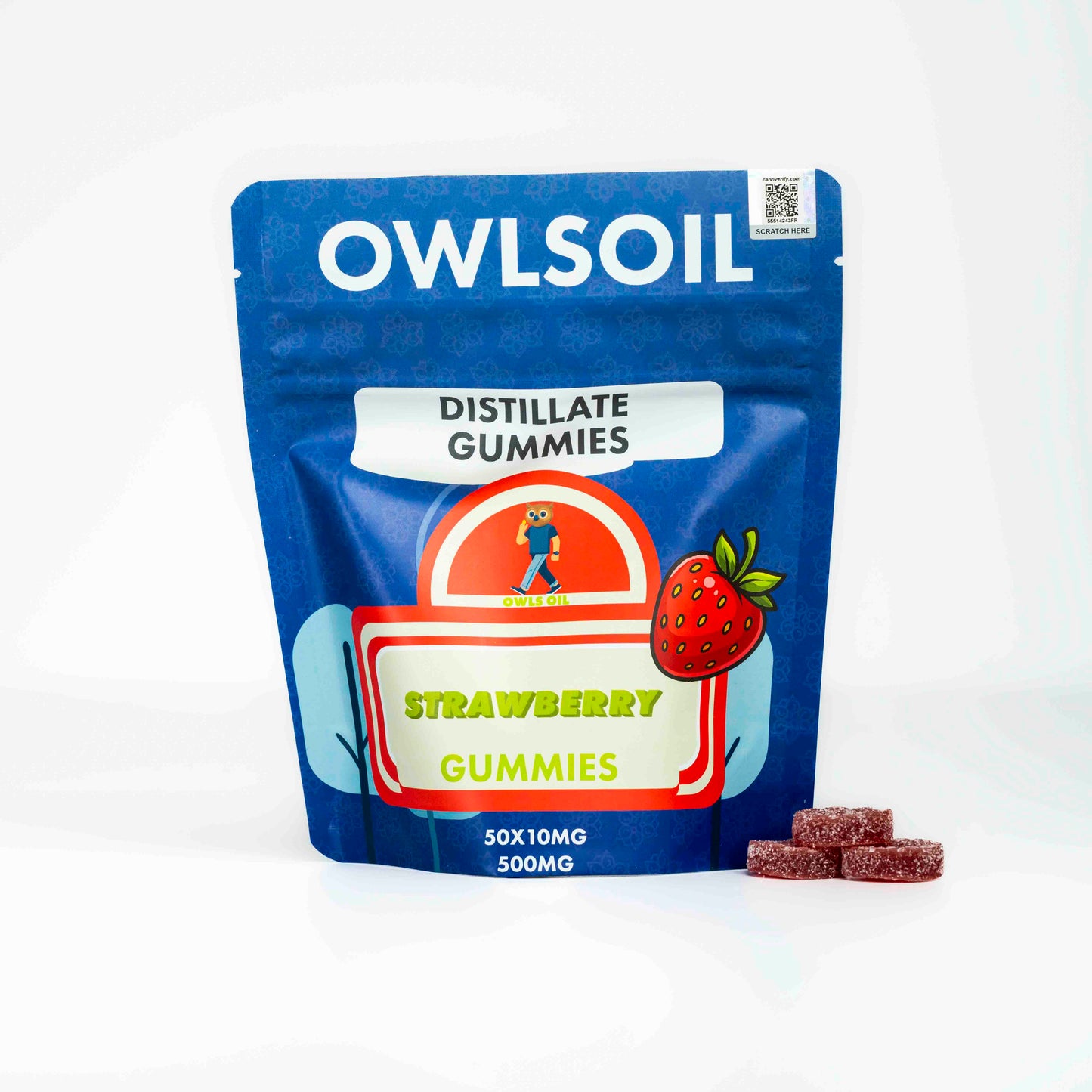 Caramelle gommose Golden Distillate – 500 mg (50 × 10 mg)