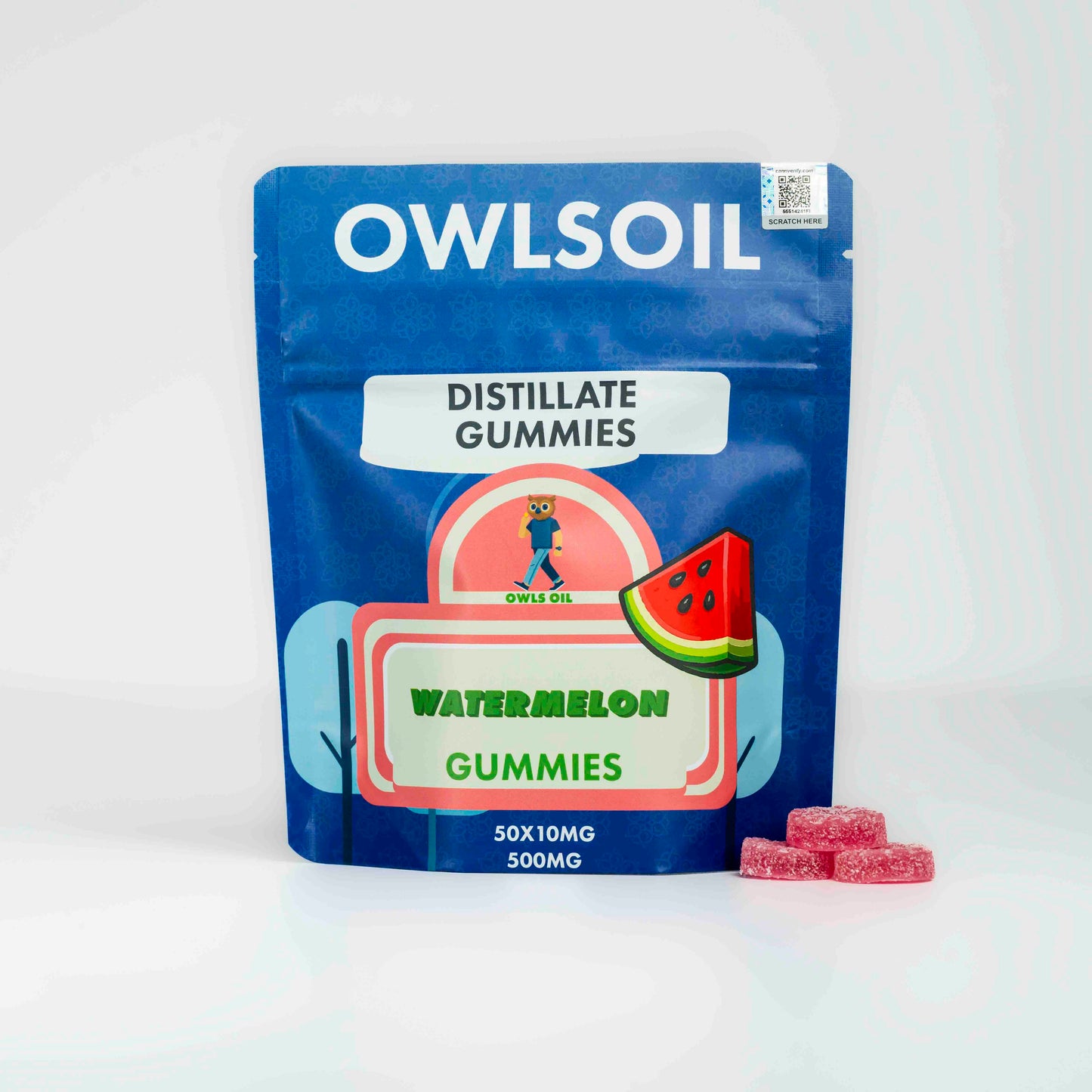 Caramelle gommose Golden Distillate – 500 mg (50 × 10 mg)