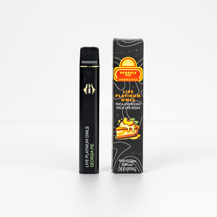 Live Platinum Owls Georgia Pie 3ml THCA Vape