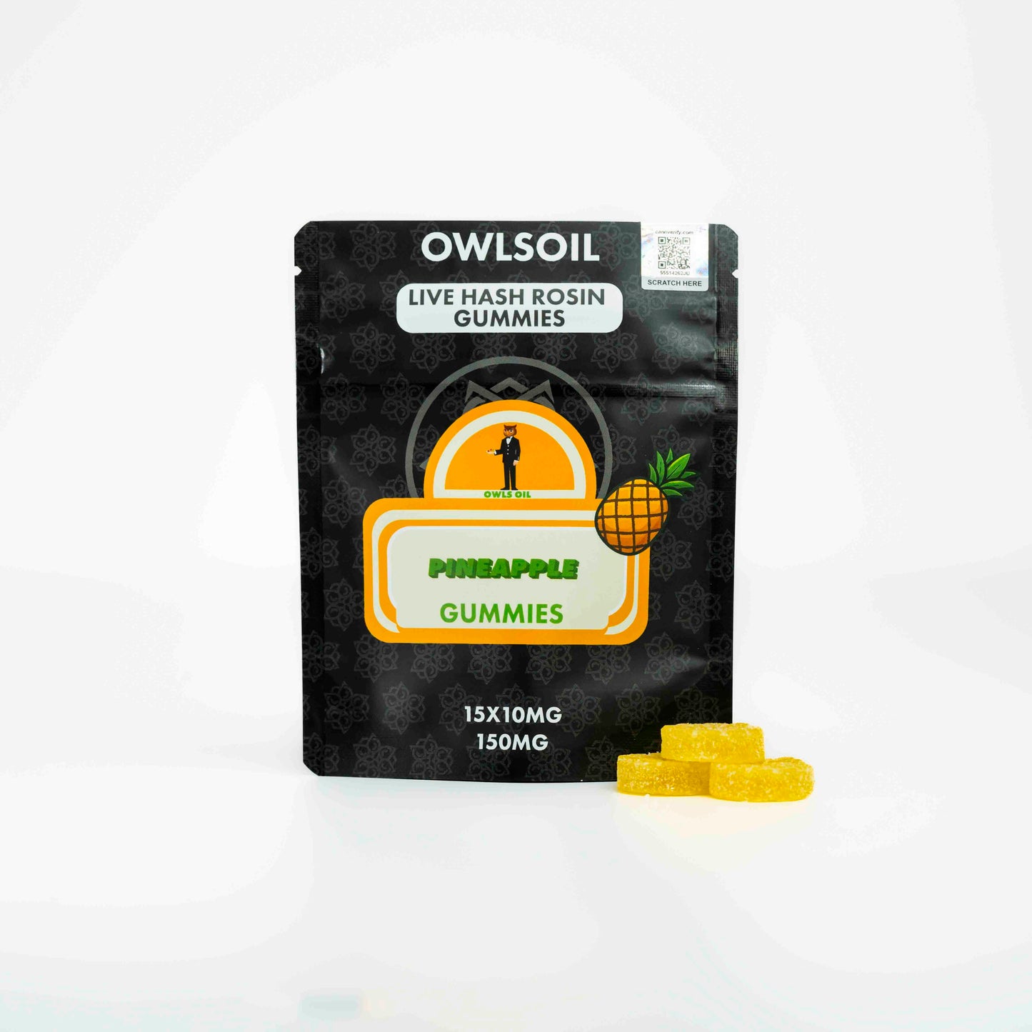 Caramelle Gommose Platinum Live Rosin – 150 mg (15 × 10 mg)