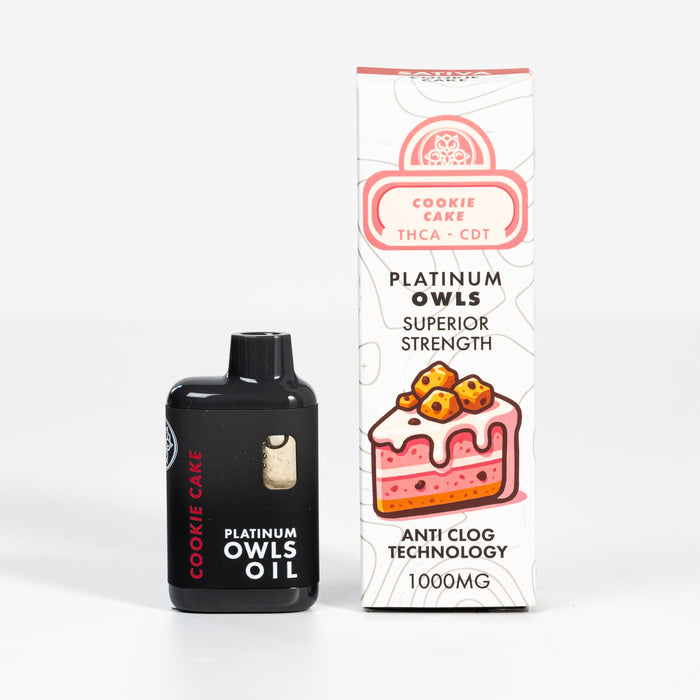 Platinum Owls THCA Vape 1ml – Cookie Cake