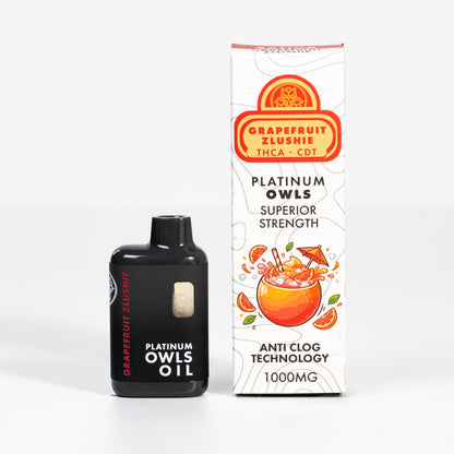 Platinum Owls THCA 1ml Vape – Grapefruit Zlushie
