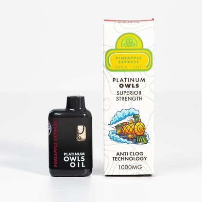 Platinum Owls THCA Vape 1ml – Pineapple Express