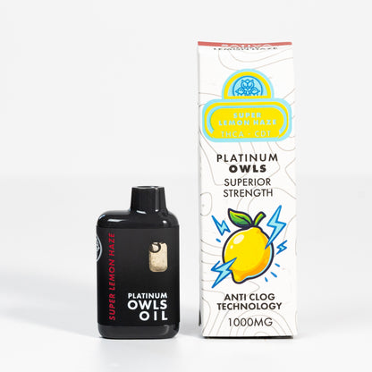 Platinum Owls THCA 1ml Svapo – Super Lemon Haze