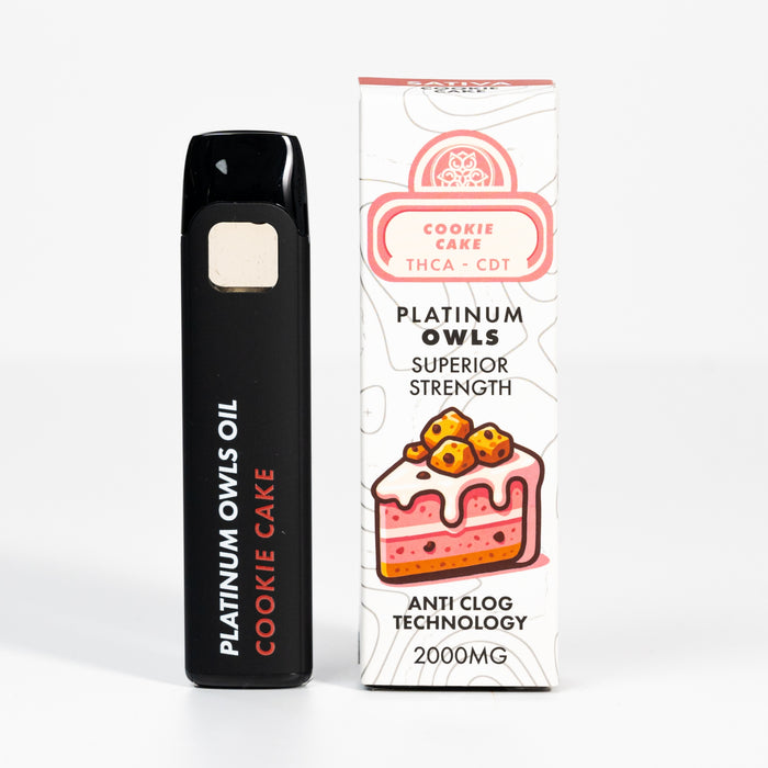 Platinum Owls THCA Vaporizzatore 2ml – Cookie Cake