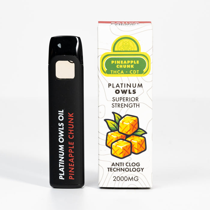 Platinum Owls THCA Vape 2ml – Pineapple Chunk