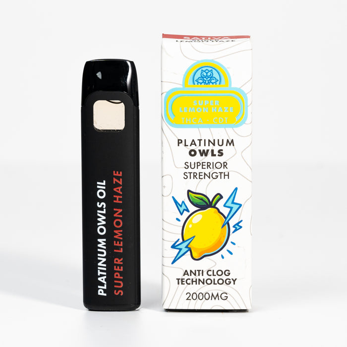 Platinum Owls THCA Vape 2ml – Super Lemon Haze
