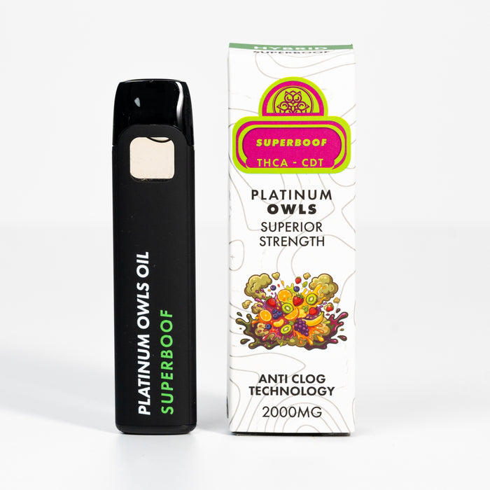 Platinum Owls THCA Vaporizzatore 2ml – Superboof