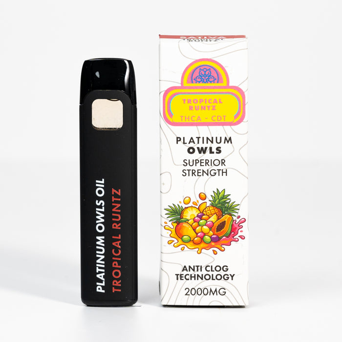 Platinum Owls THCA Vape 2ml – Tropical Runtz